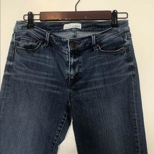 Ann Taylor loft jeans modern straight dark 4/27